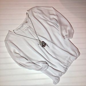 Lightweight White Work Blouse